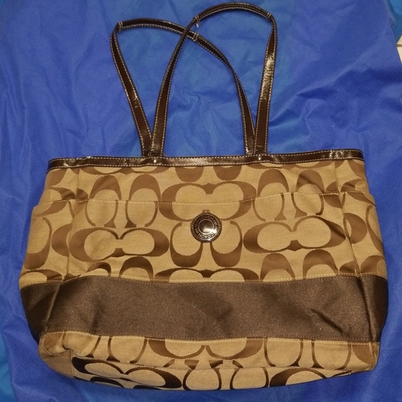 monogram diaper bag